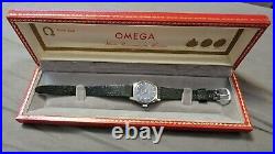 Vintage Omega Geneve 566.036 (Rare Blue Dial) Automatic Ladies Watch