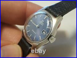 Vintage Omega Geneve 566.036 (Rare Blue Dial) Automatic Ladies Watch