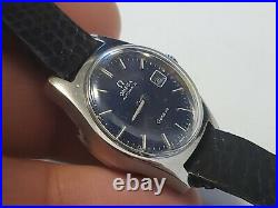 Vintage Omega Geneve 566.036 (Rare Blue Dial) Automatic Ladies Watch