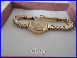 Vintage Omega Ladies Watch 9ct Gold Hallmarked Birmingham B 1951 RARE