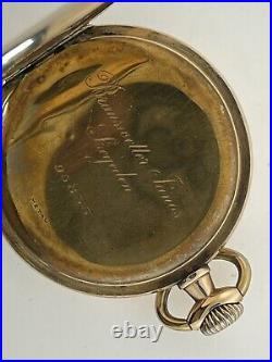 Vintage Omega Pocket Watch Very Rare 14k GOLD Heirloom Movement 7190 GENUINE