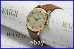 Vintage Omega Rare Vintage 18Ct Rose Gold Jumbo Men's Wrist Watch