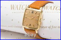 Vintage Omega Rare Vintage 18Ct Solid Gold Dress Watch Men's Wristwatch
