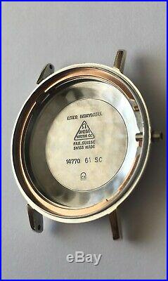 Vintage Omega Seamaster 14k Gold Bezel Automatic Date Cal. 562 BLACK DIAL RARE