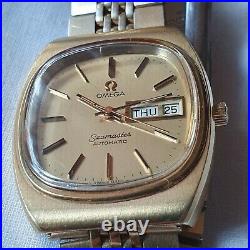 Vintage Omega Seamaster Cal. 1020 Day/Date Men's Watch TV Dial RARE & NOS