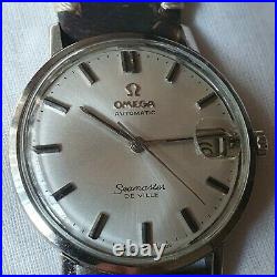 Vintage Omega Seamaster De Ville 18k WG Automatic Men's watch RARE & SUPERB