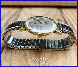 Vintage Omega Seamaster De Ville Date 14KGF Rare Dial Mens Automatic Watch
