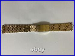 Vintage Omega Seamaster Deville 518 bracelet 17mm stainless 14K G. F. RARE