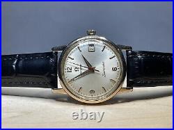 Vintage Omega Seamaster Rose Gold Steel Gents Men Watch Rare Dial Watch