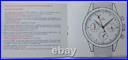 Vintage Omega Speedmaster, Flightmaster, Chronostop Instruction Book Manual. V Rare