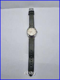 Vintage Omega Steel Wrist Watch Swiss Patina Dial Men's Cal 267 Rare 1960