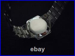 Vintage Omega Time Computer LED LCD Digital Watch Rare One Button SS TC1