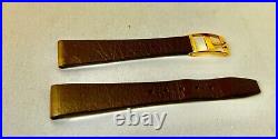 Vintage Omega Watch Band Brown Signed Omega Rare Clasp for your gold watch