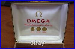 Vintage Omega Yellow Metal Luxury Men's Watch Box for GOLD Watches RARE