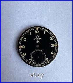 Vintage Original Rare Omega Dirty Dozen Military Wrist Watch Dial Resprayed