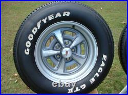 Vintage Pontiac Rally II Wheel Center Cap 15x7 15x8 Goodyear Eagle GT Tire GTO