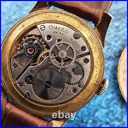 Vintage Rare 14ct Solid Gold Omega Medicus Men's Watch 14k Cal 23.4 SC
