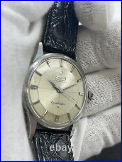 Vintage Rare 1962 Omega Pie Pan Constellation Automatic Watch Cal 551 Stainless