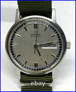Vintage Rare Omega 1970's Day Date Cal 750 1660140 Automatic Wrist Watch