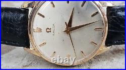 Vintage Rare Omega 2905 1sc Cal 284 Gold Filled 34mm Mens Watch