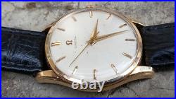 Vintage Rare Omega 2905 1sc Cal 284 Gold Filled 34mm Mens Watch
