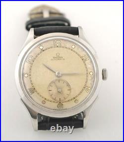 Vintage Rare Omega Bumper Automatic Big Two Tones Dial-Swiss-12 months warranty