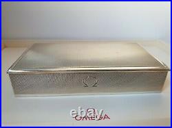 Vintage & Rare Omega Century 925 Sterling Silver Watch Box STUNNING CONDITION