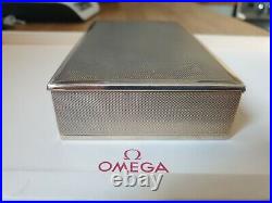 Vintage & Rare Omega Century 925 Sterling Silver Watch Box STUNNING CONDITION