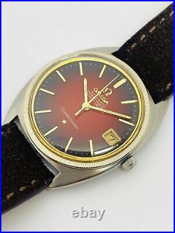 Vintage Rare Omega Constellation Two Tone Spider Web Red Dial 1960's Ref. 168 027