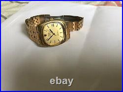 Vintage Rare Omega F300 HZ Electronic Geneva Chronometer Watch