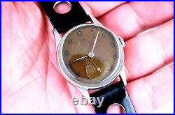 Vintage Rare Omega Ref 2390-10 Cal 30t2 Mens Watch Deep Tropical Dial