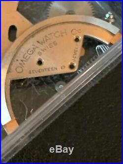 Vintage Rare Omega Seamaster Calendar Dial With Cal 355 Movement For Parts