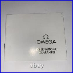 Vintage Rare Omega Speed master International Guarantee Certificate ST 345.0022 Vintage Rare Omega Speed master International Guarantee Certificate ST 345.0022