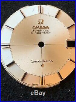 Vintage Rare Original Omega Constellation Pie Pan Dial Steel Markers 29.3MM