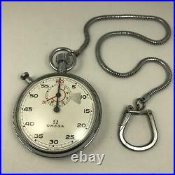 Vintage Stopwatch Omega Mechanical Hand Winding RARE Working JAPAN