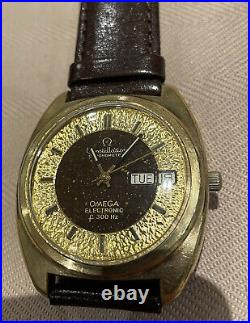 Vintage Very Rare Dial Omega Constellation F300 Day Date Chronometer