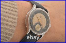 Vintage Very Rare Omega bullseye two tone dial Swiss watch 12 months warranty