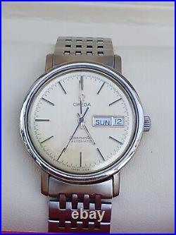 Vintage Watch OMEGA Wristwatch Seamaster Automatic Men Swiss Made 17 Jewels Rare