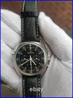 Vintage rare rodania compressor chronograph lemania1873 men's watch montre uhren