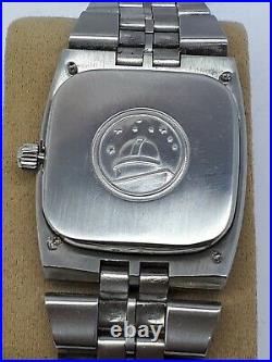 Vtg Omega Constellation Auto 168.059 Steel S Date Men's Wrist Watch Rare Dial
