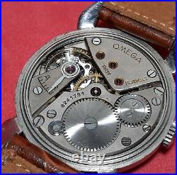 Vtg omega cal 30T2 roman numbers hand winding rare lugs tropical original dial