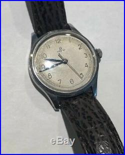 WW2 era Vintage Military OMEGA Watch & Co ref, 2384-11, cal 30T2 scpc. Rare Find