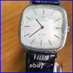 Working Omega Vintage Devil Silver White Dial A T Men's Watch from japan Rare