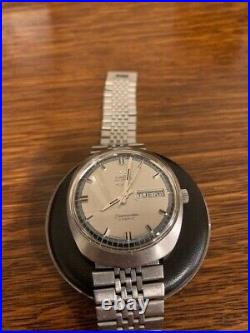 Working Vintage Omega Seamaster Cosmic 166.035 Watch with Rare Turler Signature